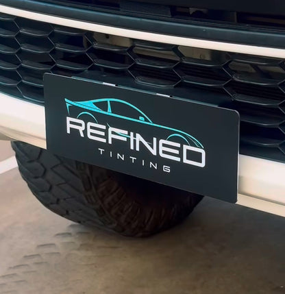 Custom Vanity Plate with Hook on Clip System