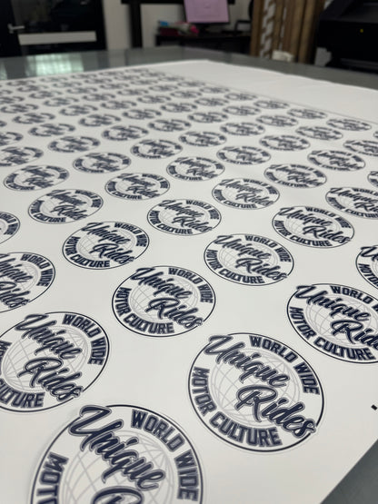 Business Logo Slap Stickers