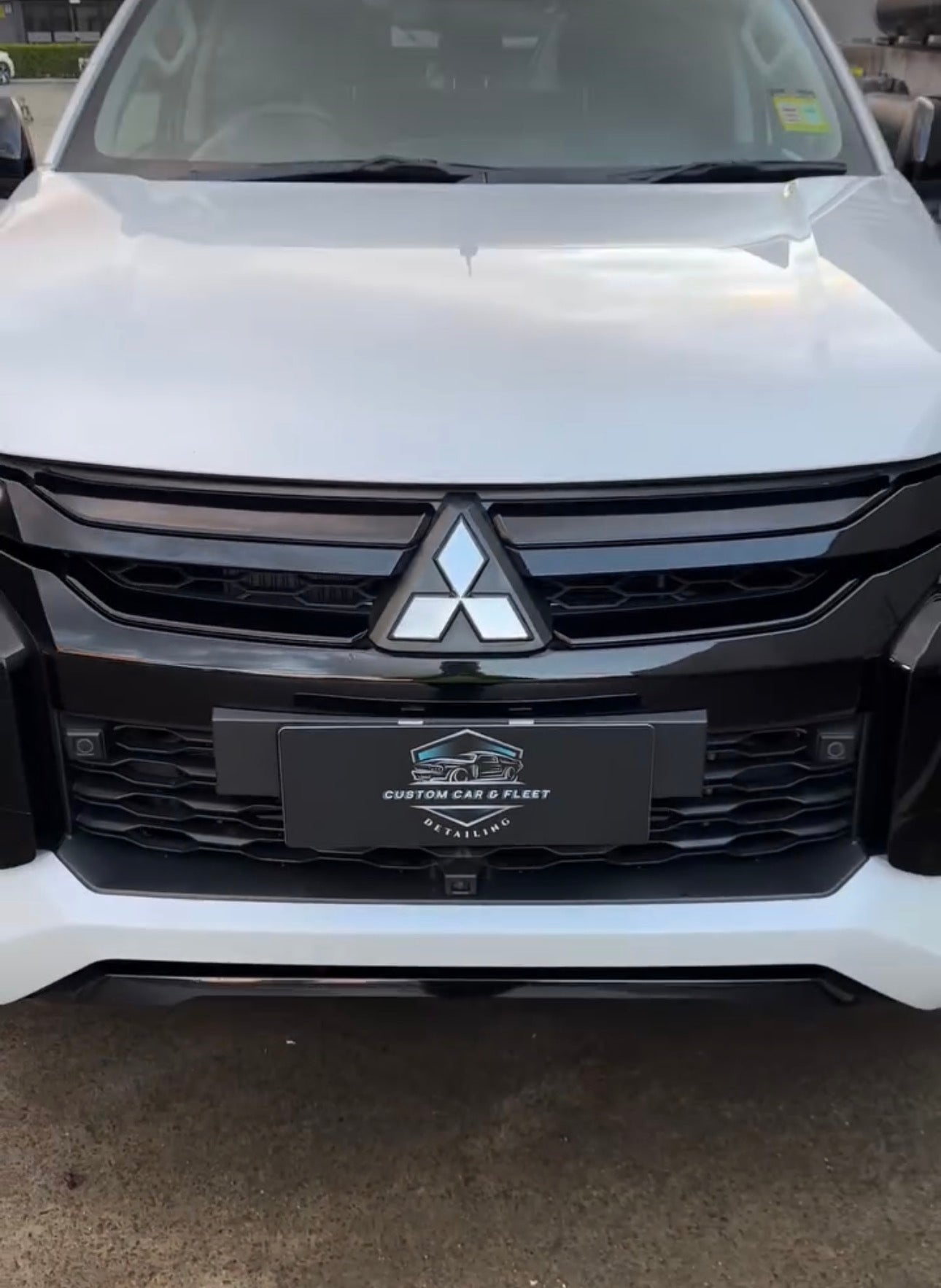 Custom Vanity Plate with Hook on Clip System